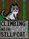 Climbing with Silly Cat