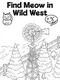 Find Meow in Wild West
