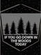 If You Go Down in the Woods Today