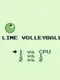 Lime Volleyball