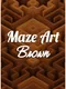 Maze Art: Brown