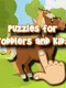 Puzzles for Toddlers & Kids: Animals, Cars and more