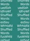 Shuffled Words