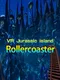 VR Jurassic island roller coaster