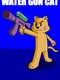 Water Gun Cat