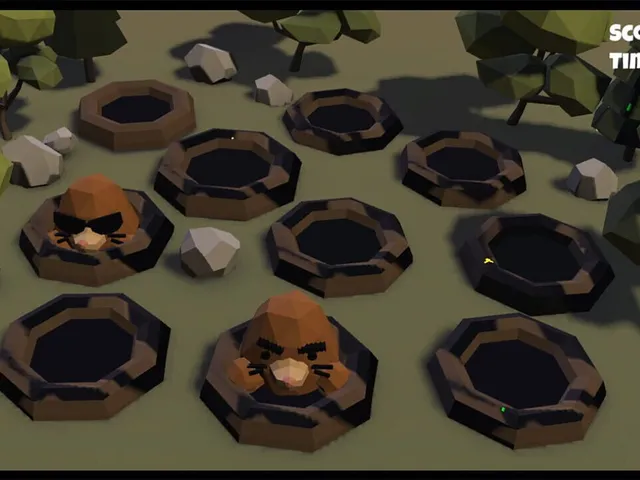 3D Whac-A-Mole
