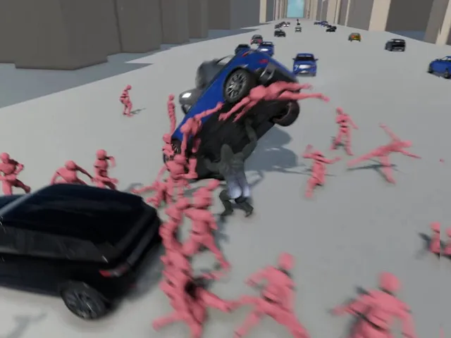 A Gorilla vs. 100 Men Simulator