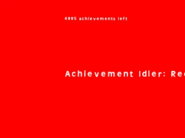 Achievement Idler: Red