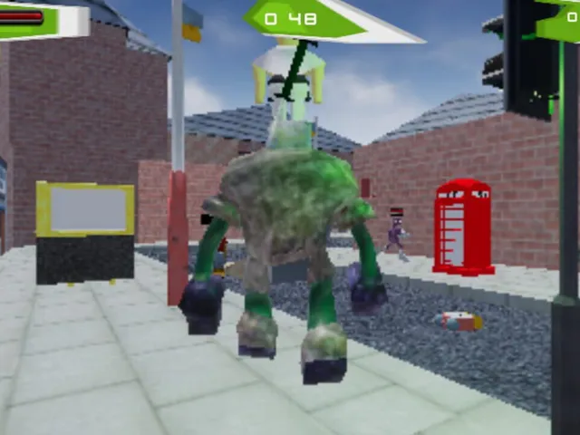 Alien street battle