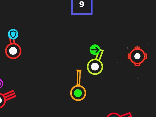 Angry shapes: Clash of geometry