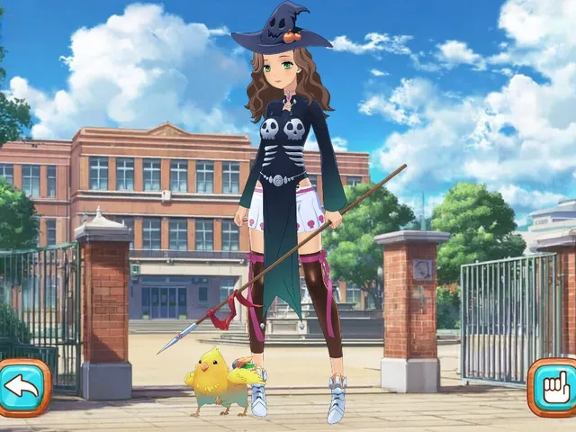 Anime Girl Kawaii High School Dress Up