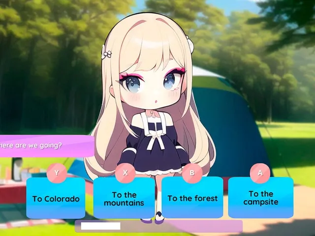 Anime Girls: Camping Trip