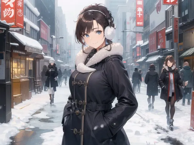 Anime Girls: Tokyo Christmas