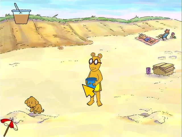 Arthur's Sand Castle Contest
