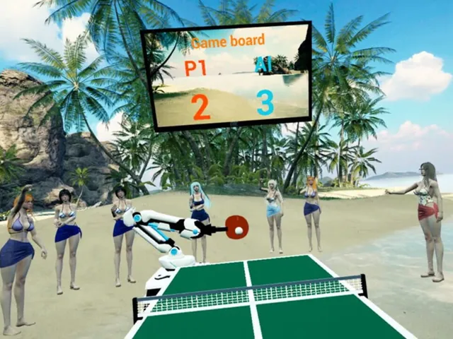 Beach Ping Pong Babes VR
