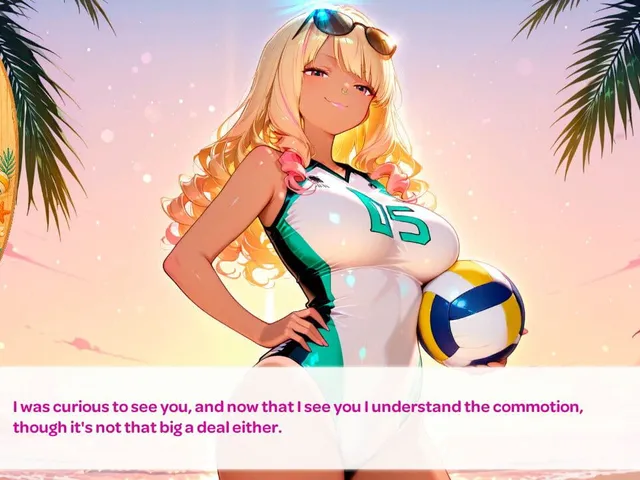 Beach Volleyball Girls: Hot Spike
