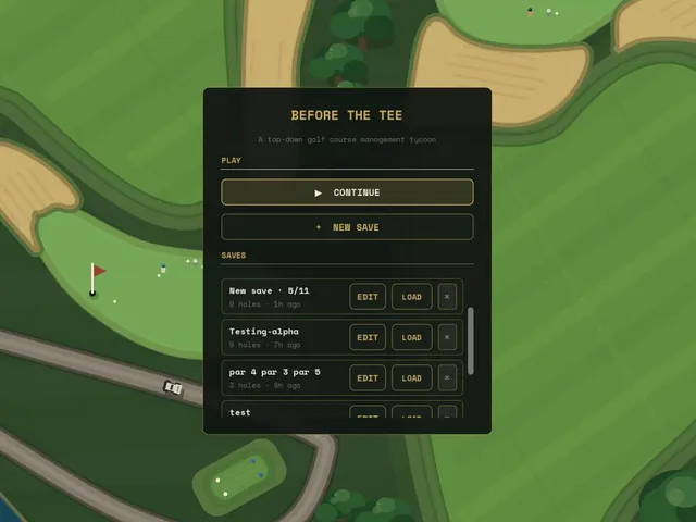 Before the Tee