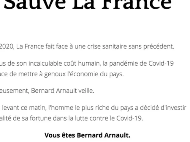 Bernard Arnault Sauve La France