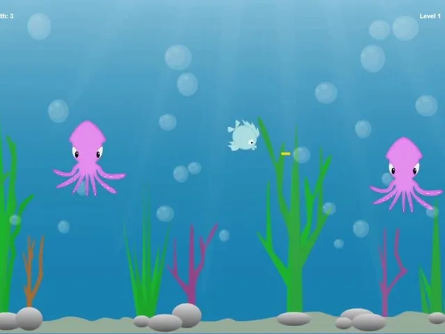 Blue Fish and Underwater Worlds