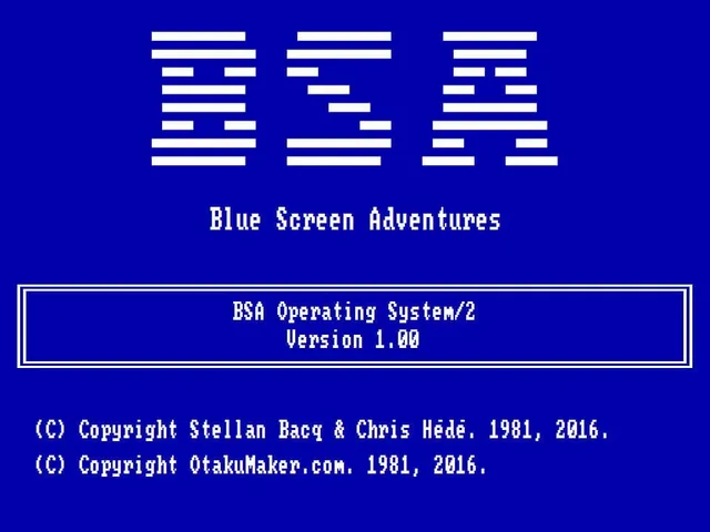 Blue Screen Adventures