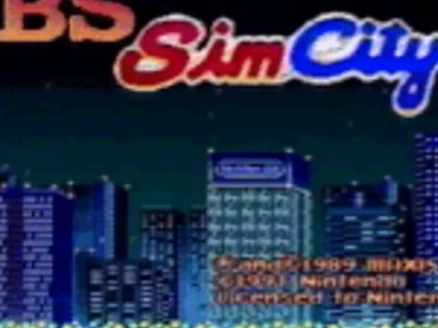 BS SimCity: Machi Tsukuri Taikai