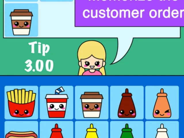 Burger Memory Game