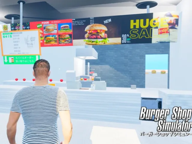 Burger Shop Simulator 2024