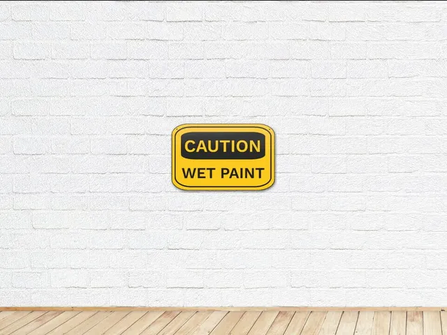 Caution Wet Paint