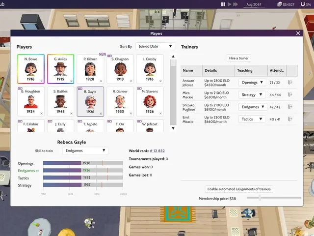 Chess Club Manager