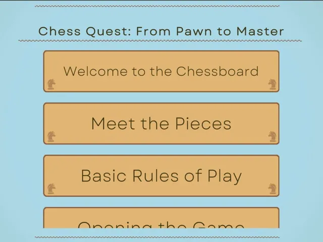 Chess Quest: From Pawn to Master