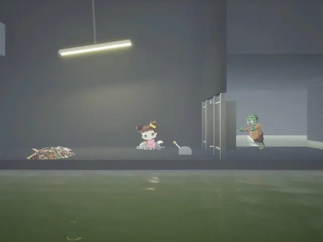 Chibi Girl vs. Evil Zombie Dead