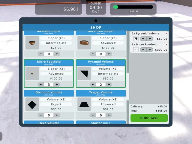 Climbing Gym Simulator