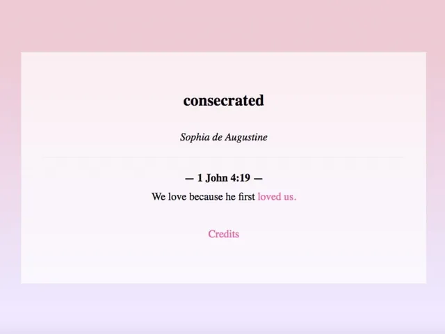 Consecrated