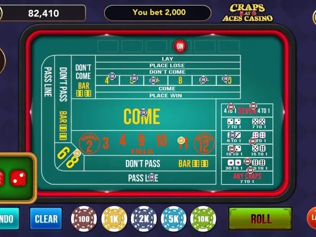 Craps at Aces Casino
