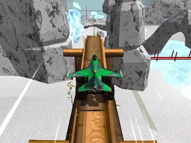 Crazy Plane Landing