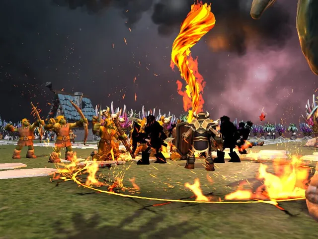 Crowd Medieval City War