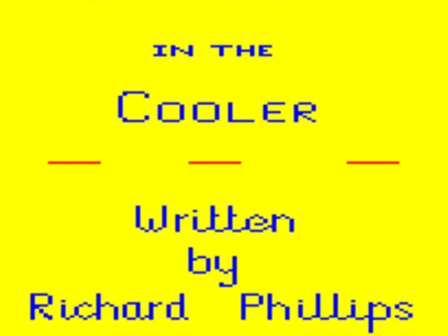 Cuthbert in the Cooler