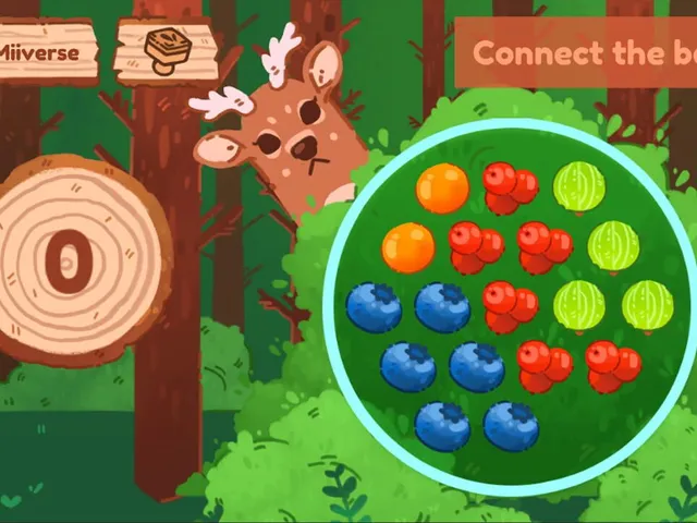 Cutie Pets Pick Berries