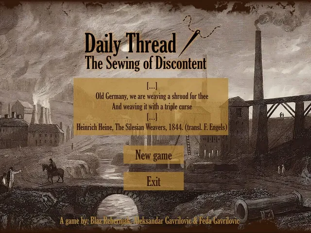 Daily Thread: The Sewing of Discontent