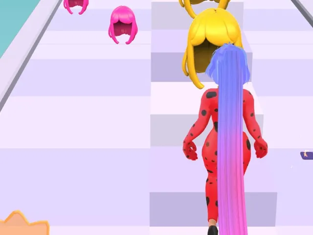 Dancing Hair: Music Race 3D
