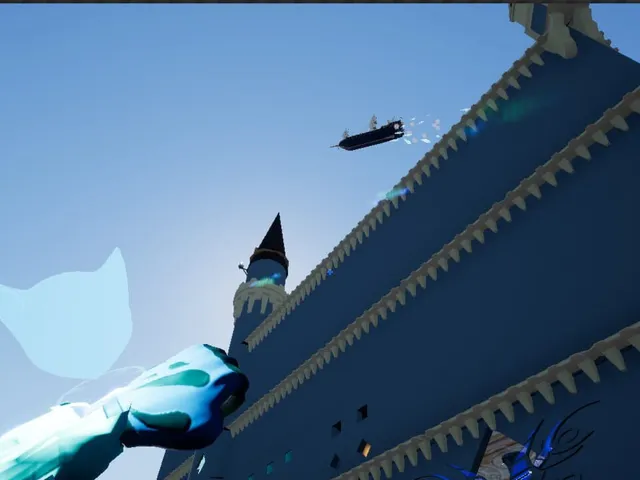 Distant castle