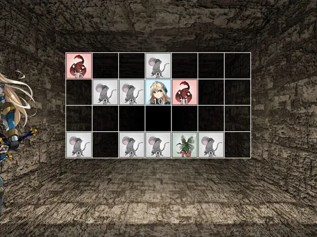 Dungeon in Grid Puzzles