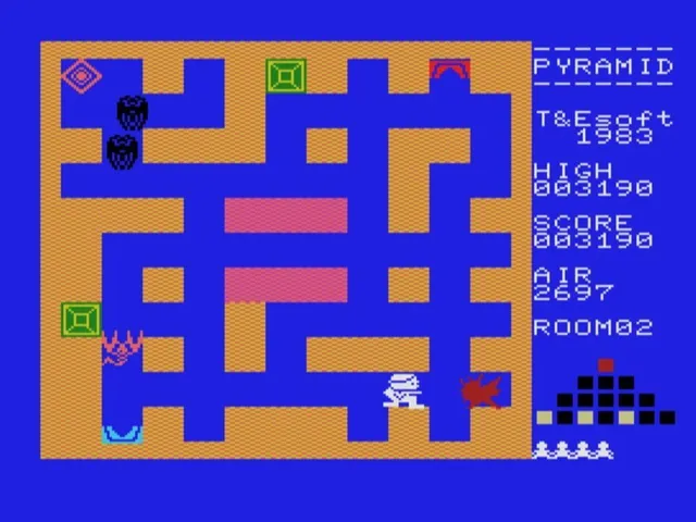 Eggconsole Pyramid Warp MSX