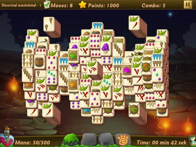 Elves vs. Goblins Mahjongg World
