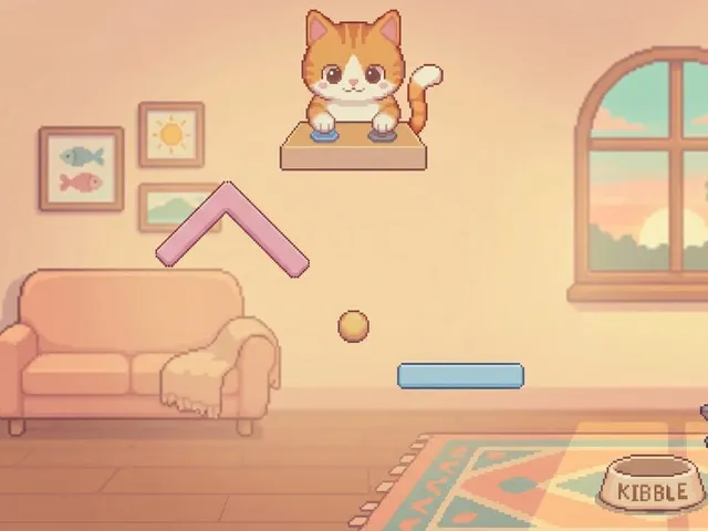 Feed the Cat: Gravity Puzzle