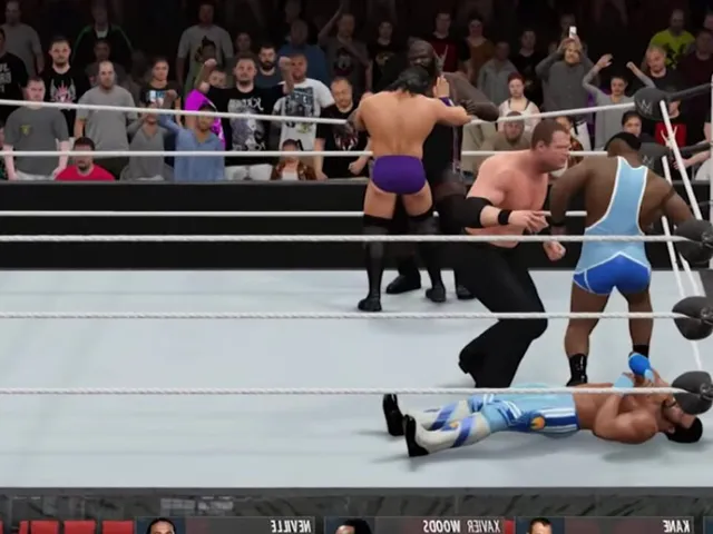 Fight with WWE Champion