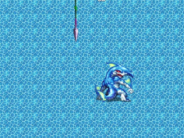 Fish man avoiding fishing