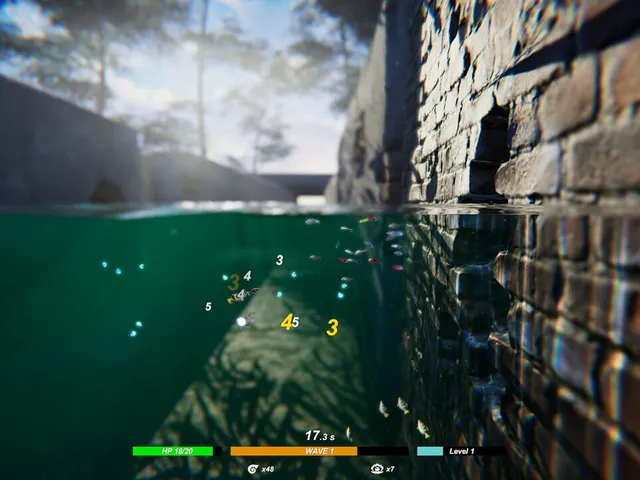 Fish Swarm: Within Inches