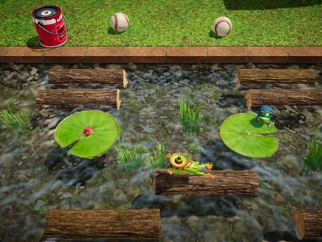 Frogger In Toy Town