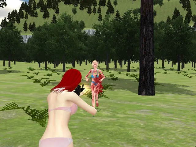 Girl Kill Zombies